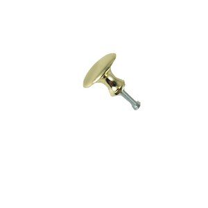 Amerock 255PB Mushroom Style Gold Tone Drawer Cabinet Knob Pull Handle 1.25"